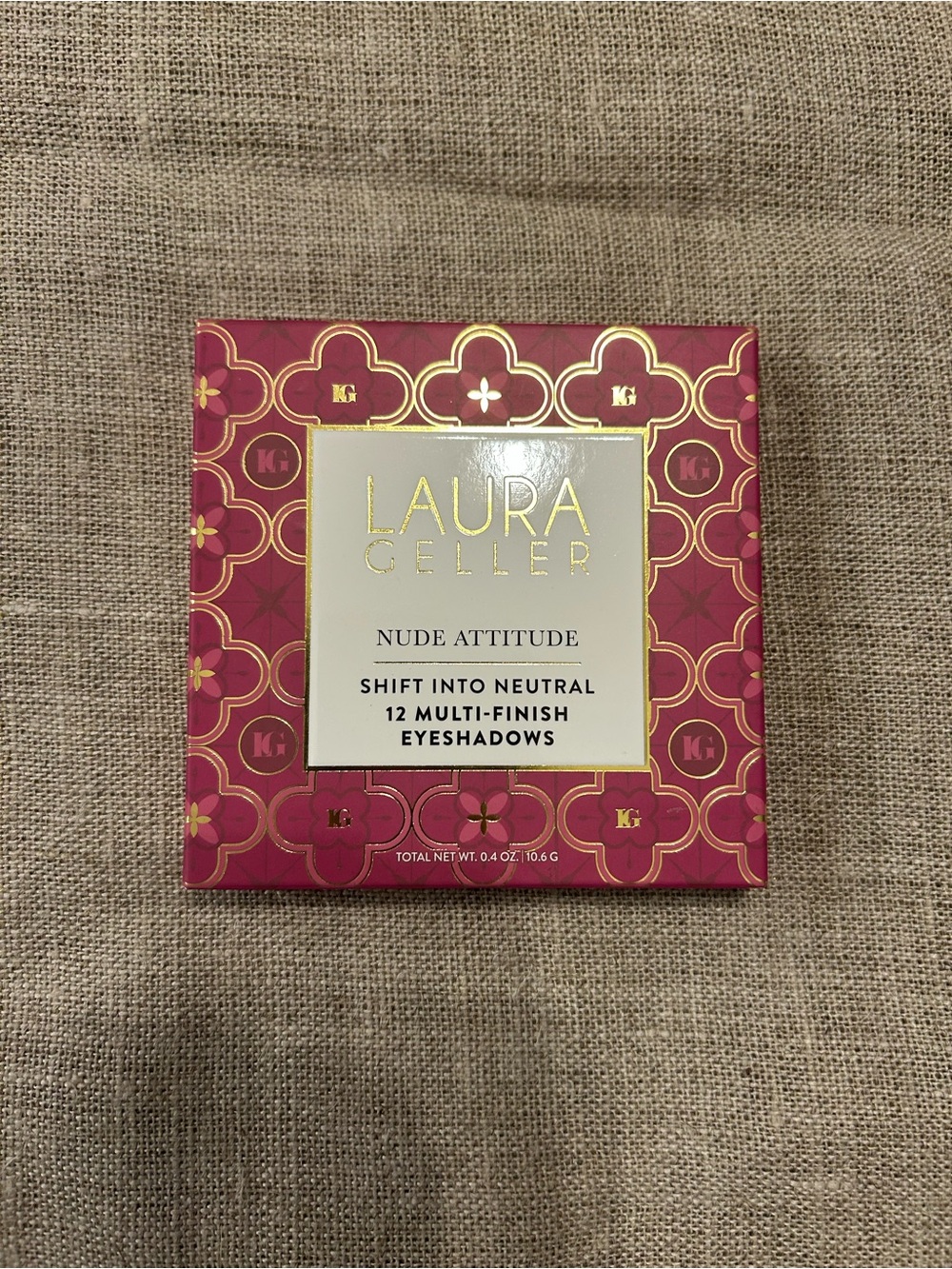 LAURA GELLER Nude Attitude 12 Multi-Finish Eyeshadow Palette